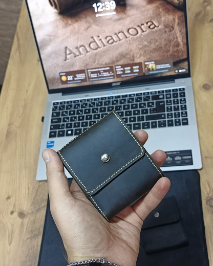 Andianora  El Yapımı Hakiki Deri Cüzdan