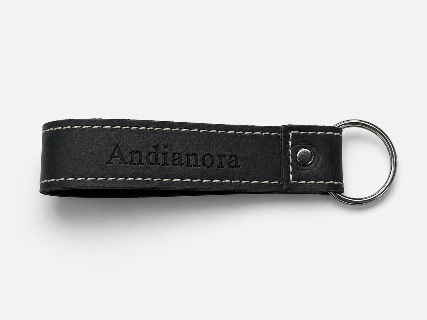 Andianora™ Kişiye Özel Hakiki Deri El Yapımı Premium Anahtarlık